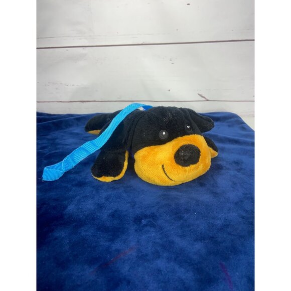 Melissa & Doug Black and Brown 10” Puppy Dog Plush Stuffed Animal Toy Vet Play W - Picture 1 of 9